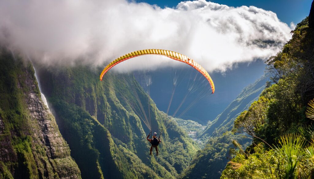 Sport extreme à la Réunion